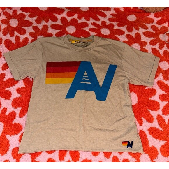 Aviator Nation Cropped logo Shirt - Picture 1 of 4